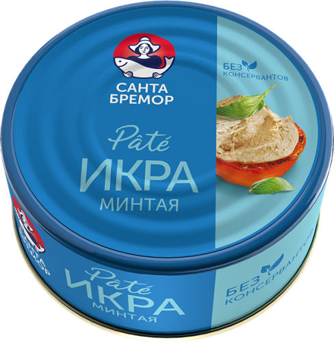 

Икра минтая Санта Бремор Pate деликатесная 90 г