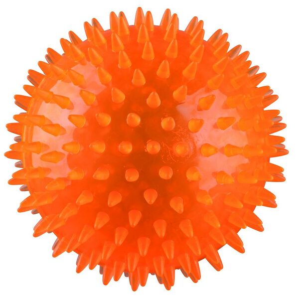 Игрушка для собаки Мяч игольчатый, резина, ф 12 см, в ассортименте