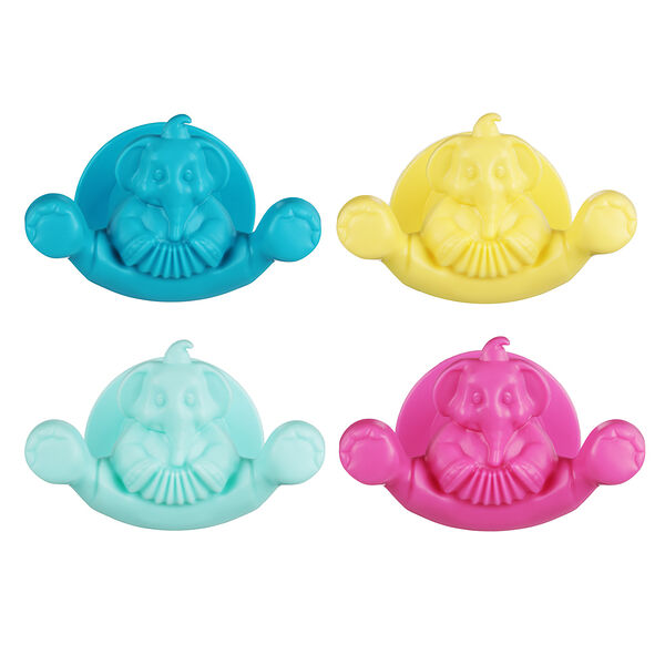 Berossi крючок circus elephant, пластик, 6,9х9см, 4 цвета