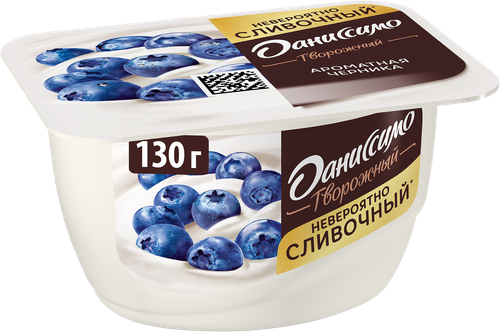 

Творожный продукт Даниссимо черника 5.5% 130 г