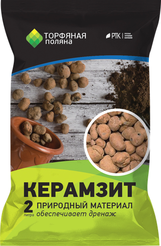 

Керамзит ТОРФЯНАЯ ПОЛЯНА, 2л