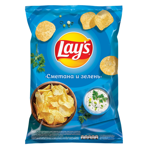 

Чипсы картофельные Lay's Сметана-Зелень 90 г