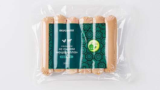 Сосиски с сыром моцарелла Халяль