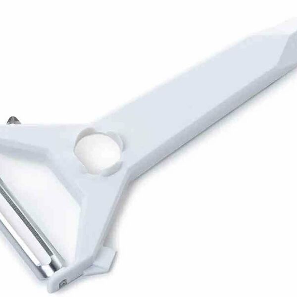 Овощечистка Libra Plast пластик ABS цвет: белый, 14 см