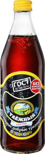 

Напиток Старые добрые традиции Таёжный доктор сильногазированный 0.5 л