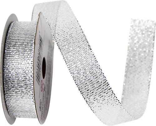 

Лента тканевая декоративная 1,5см, блестящая, Арт. ЛБ001, 3м в ассортименте