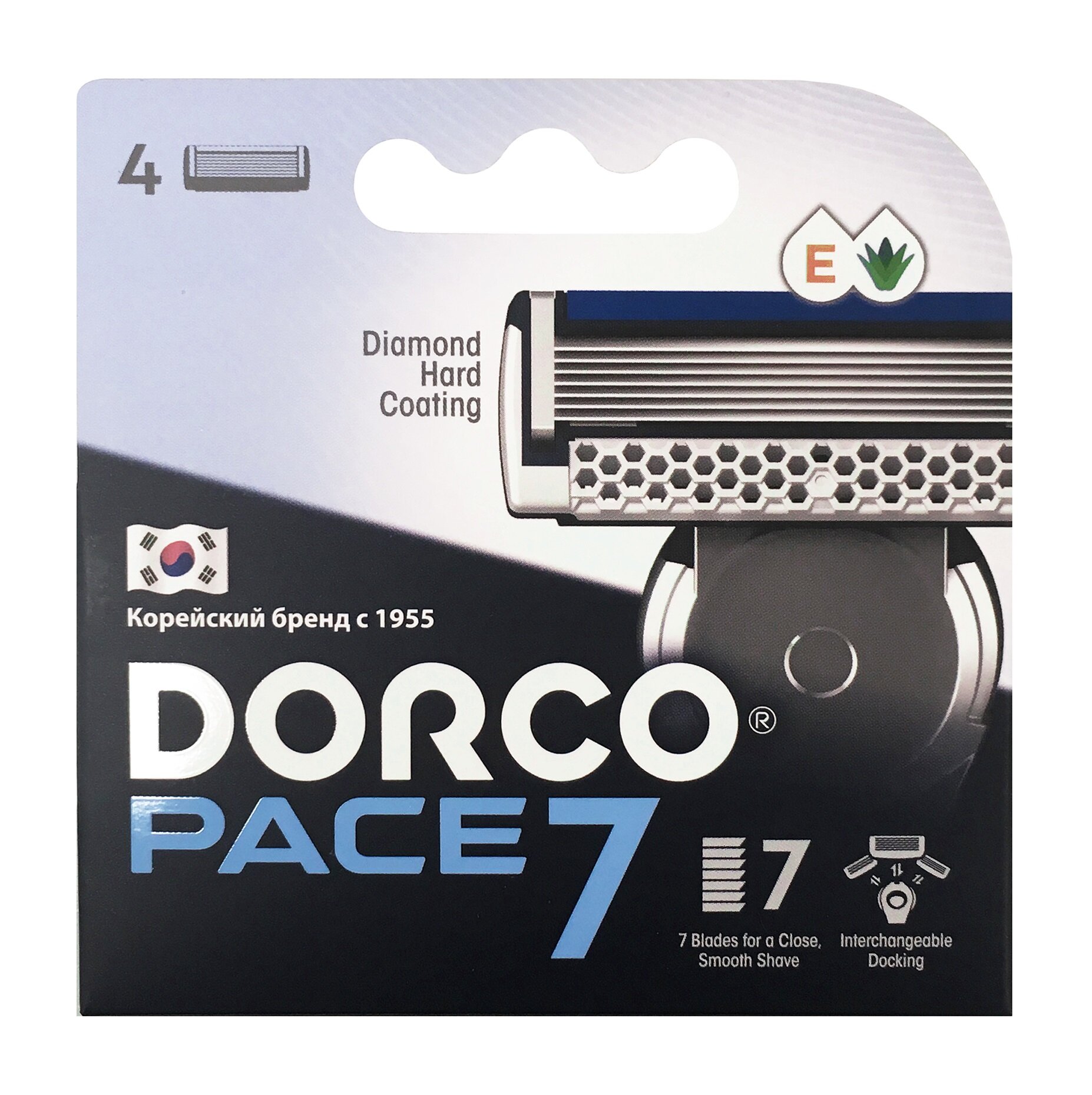 

Kассеты для бритья Dorco Pace 7 4 шт