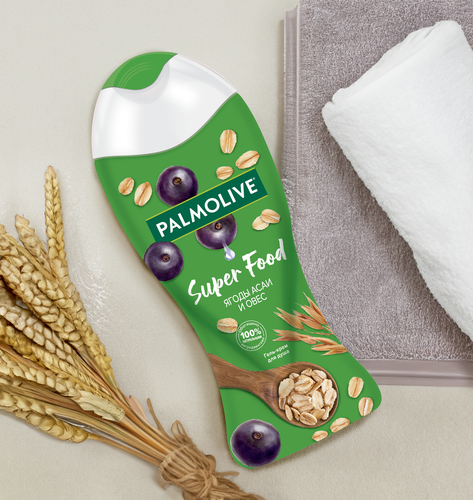 

Гель для душа Palmolive Super Food ягоды асаи и овес 250 мл