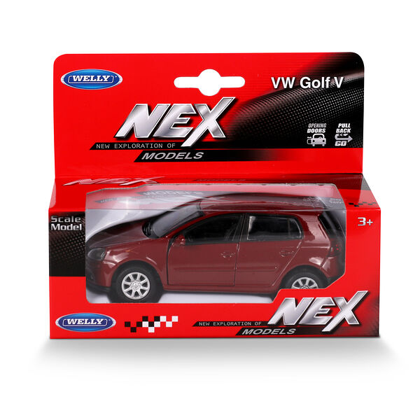 Машинка Welly 1:38 Volkswagen Golf V пруж мех