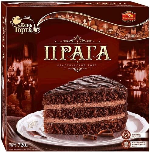Торт День торта Черёмушки Прага 720 г