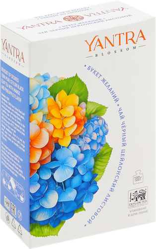 

Чай черный Yantra Blossom Букет желаний, цейлонский, листовой 100 г