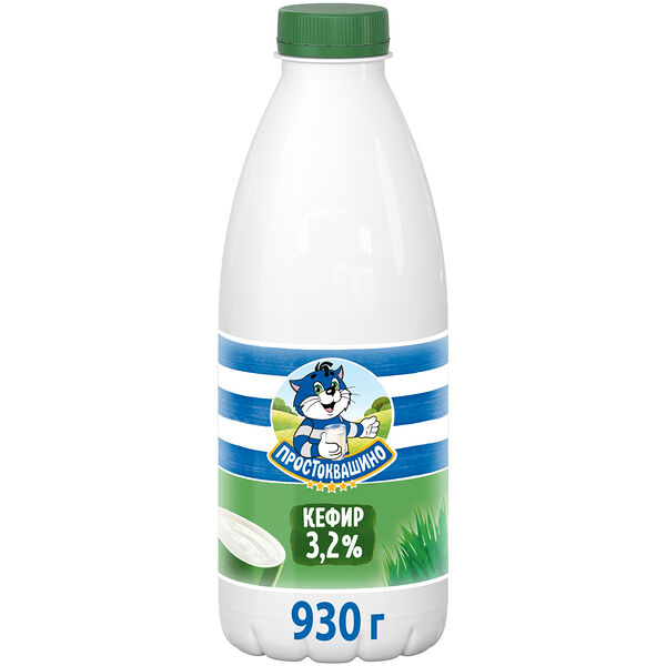 Кефир Простоквашино 3.2% 930 мл