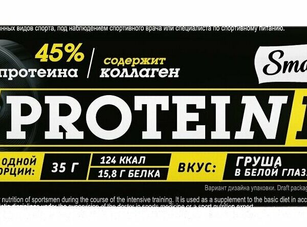  Батончик Smartbar Protein Pro протеиновый с грушей