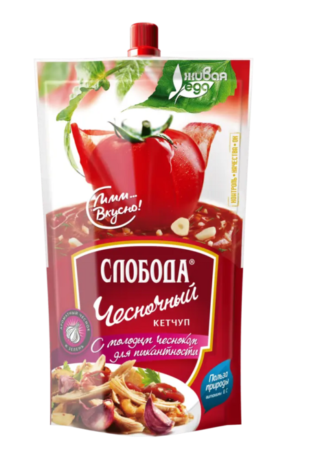 

Кетчуп Слобода Чесночный 320 г