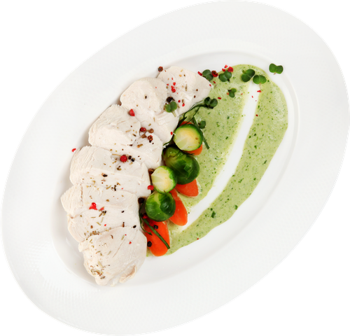 

Грудка куриная на пару 100 г