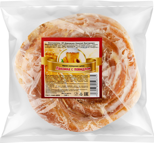 

Булочка сдобная ИП Доровских Лакомка с повидлом 100 г