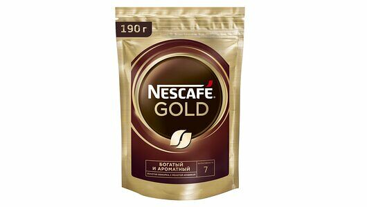 Кофе растворимый Nescafe Gold 190г
