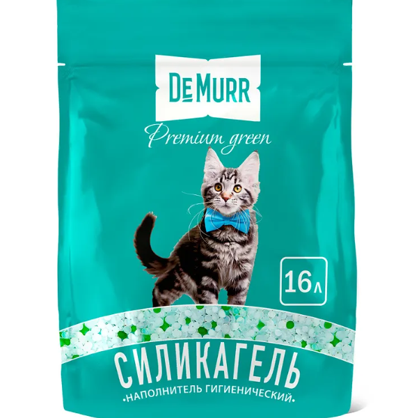 DeMurr Premium Green Наполнитель Силикагелевый 6.8кг.