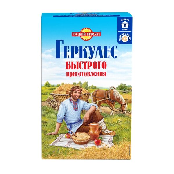 Хлопья Русский продукт Геркулес быстрого приготовления овсяные 420 г
