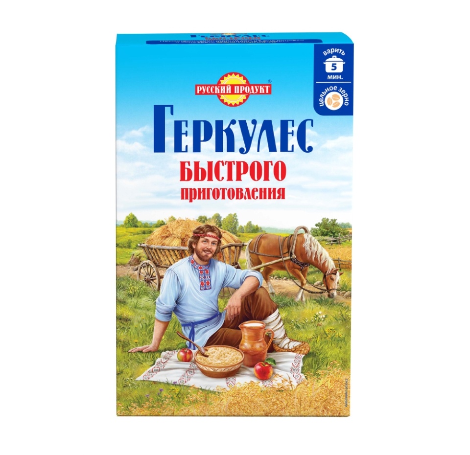 

Хлопья Русский продукт Геркулес быстрого приготовления овсяные 420 г