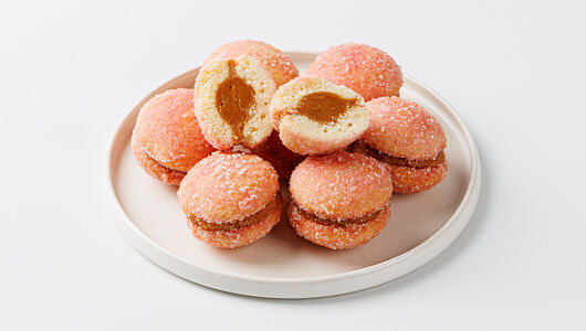 Печенье Румяные шарики с вареной сгущенкой