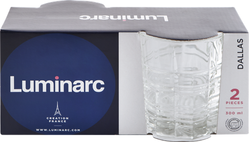 

Набор стаканов LUMINARC Даллас 300мл, низкие, стекло, 2шт