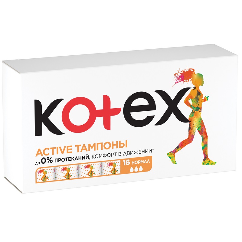 

Тампоны Kotex Active нормал 16 шт