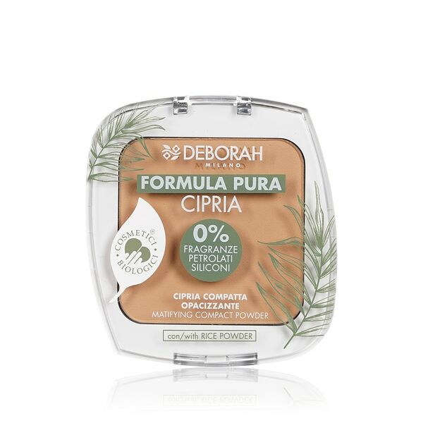 Матирующая пудра для лица DEBORAH Milano Formula Pura Cipria 03, 9 гр