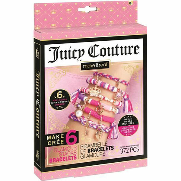 Набор для творчества MAKE IT REAL Создание браслетов MINI JUICY COUTURE GLAMOUR STACKS (1360337)
