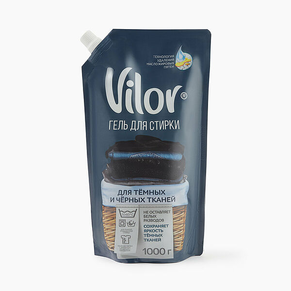 Средство для стирки чёрного белья VILOR 3192, 1 л