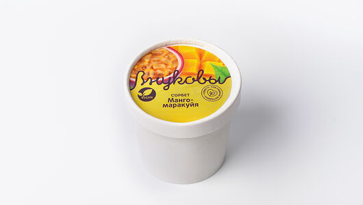 Сорбет Манго-маракуйя