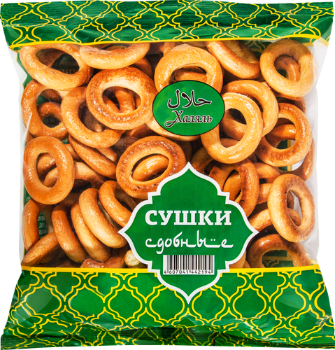 

Сушки сдобные Халяль ТМ Невская сушка 275 г