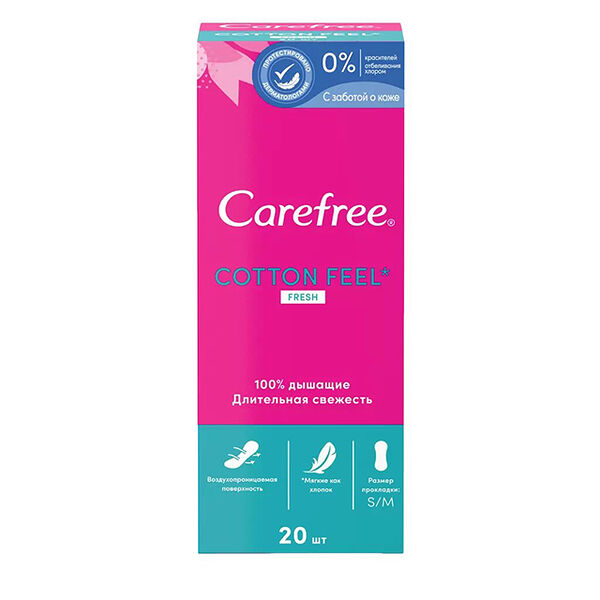 Carefree ամենօրյա միջադիր Cotton Feel N20