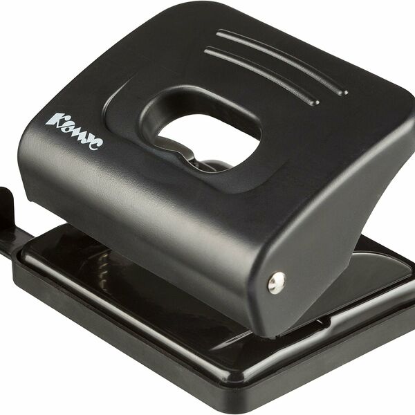 Дырокол Комус Prima 6325 черный до 20л.