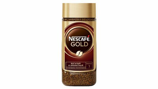 Кофе молотый в растворимом Nescafe Gold банка 95 г