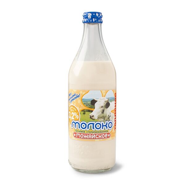 Молоко Можайское топленое 3.2% 450 мл