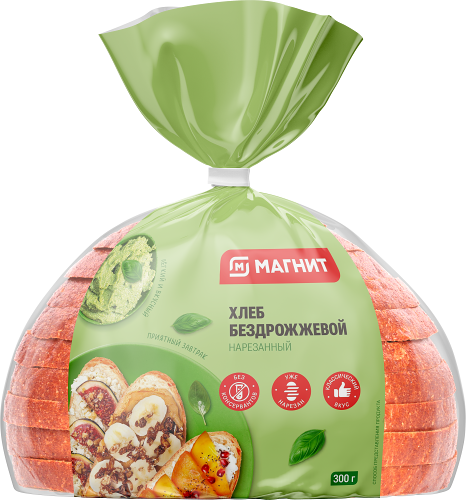 Хлеб Магнит бездрожжевой нарезка 300 г