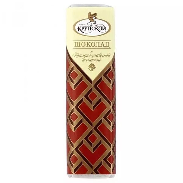 Шоколад Кондитерская фабрика Крупской с помадно-сливочной начинкой