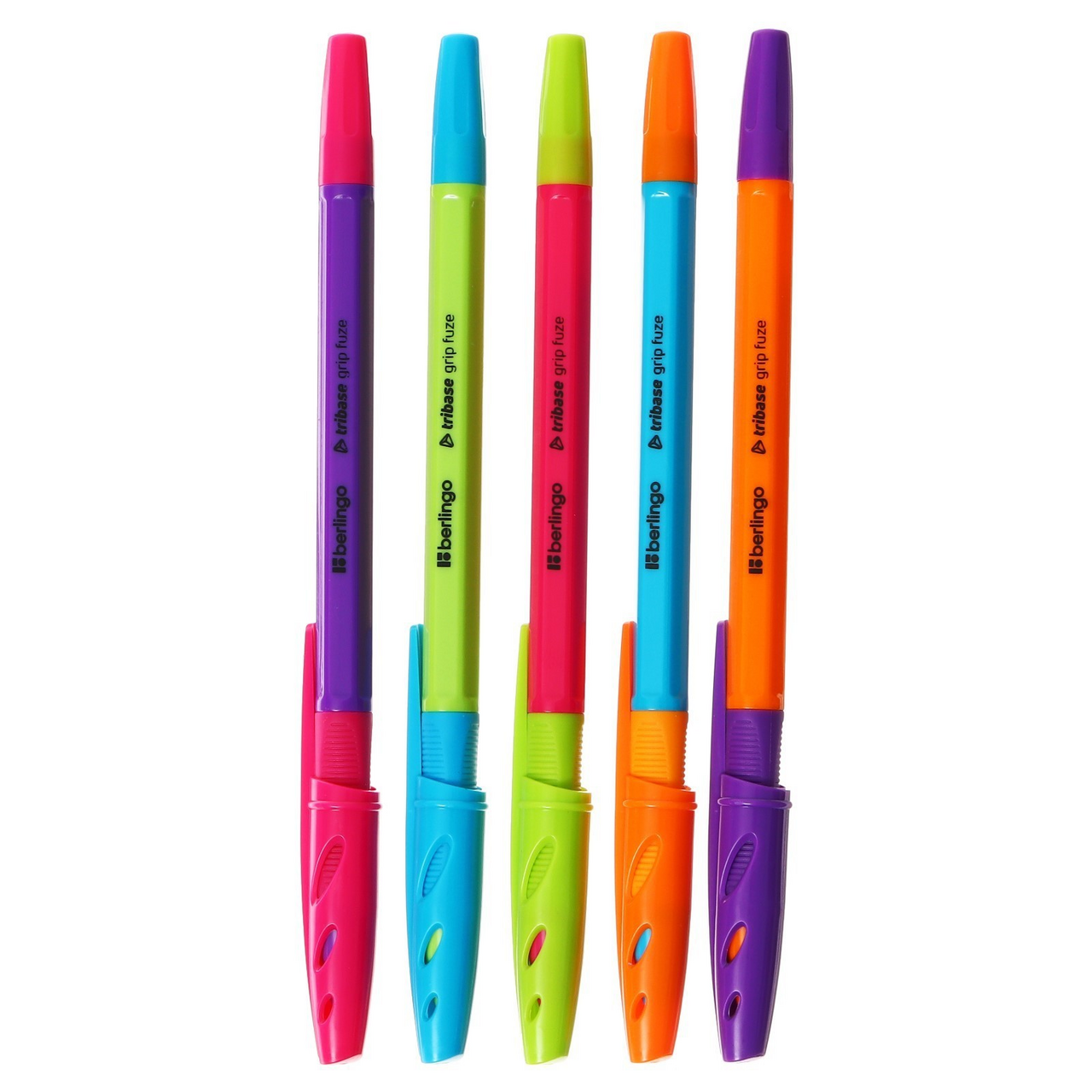 

Ручка шариковая Berlingo Tribase grip Fuze синяя 0.7 мм 1 шт. дизайн в ассортименте