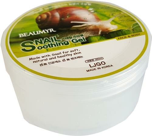 Гель для лица и тела Beaumyr Snail Gel с муцином улитки 300 мл