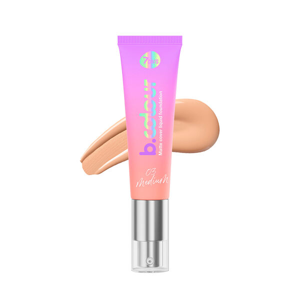 Матирующий тональный крем для лица 7 days b.colour 03 , Medium , 30мл