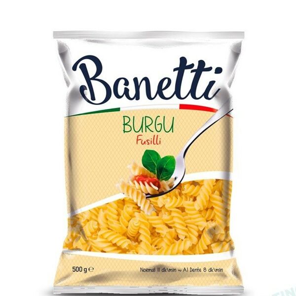 Макароны Banetti Fusilli грА тв сорт пшеницы 500г
