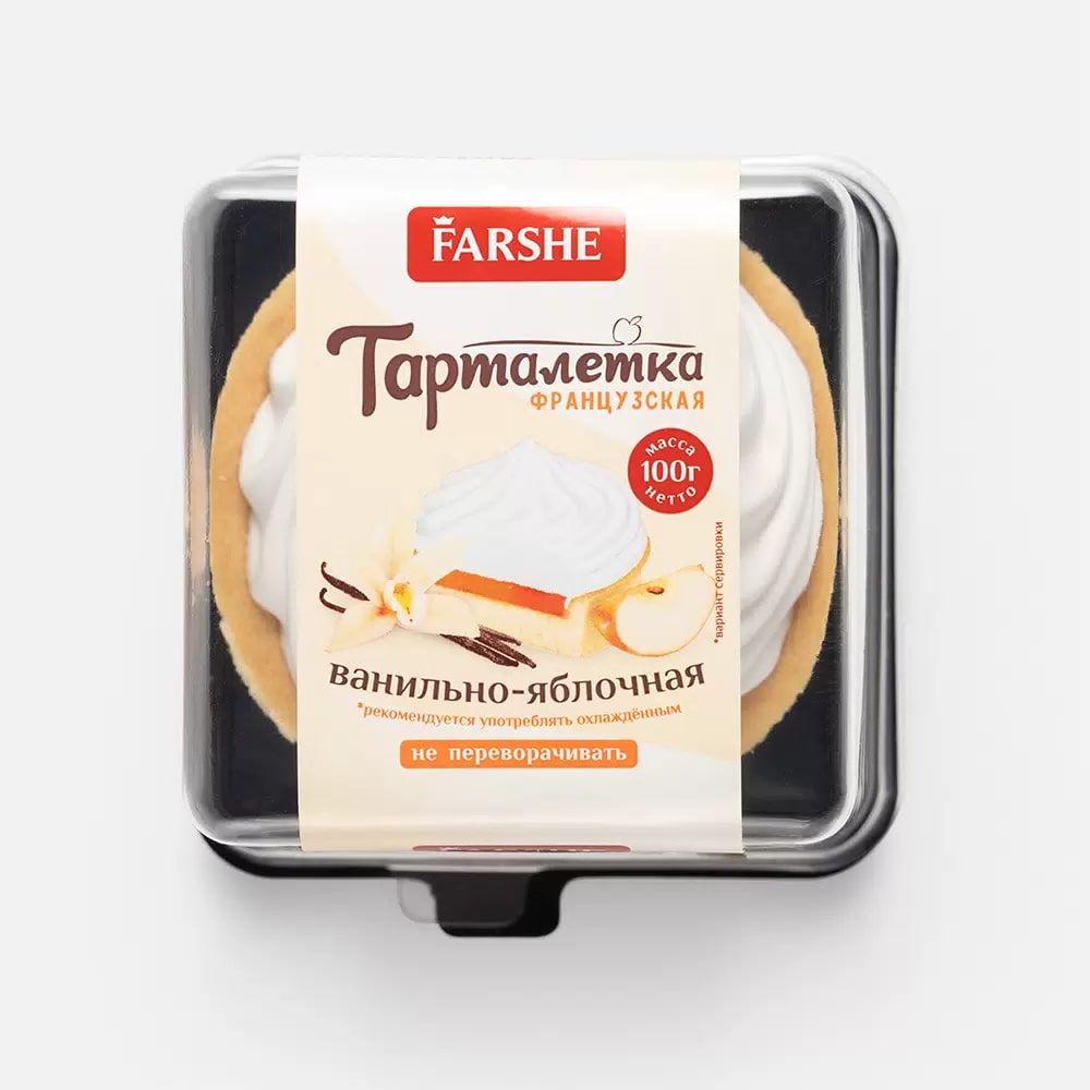 

Тарталетка Farshe Ванильно-яблочная 100 г