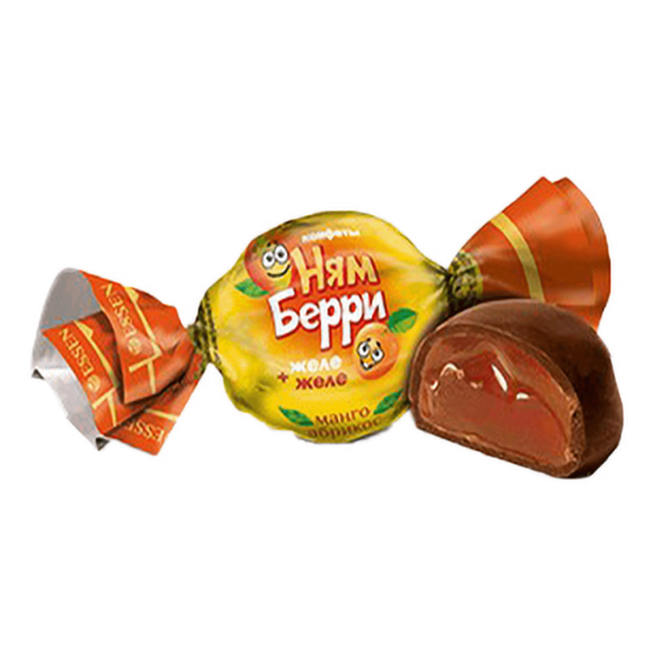 Конфеты Essen Нямберри со вкусом абрикоса и манго, вес