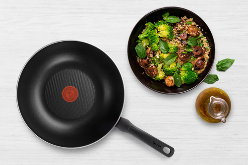 

Сковорода-вок TEFAL Power 28см, антипригарное покрытие, штампованный алюминий