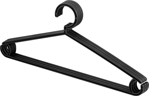 Набор вешалок для легкой одежды Plastic Centre пластиковые 3шт