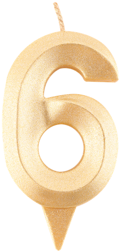 

Свеча Хамелеон Цифра 6 Грань, в ассортименте 1 шт