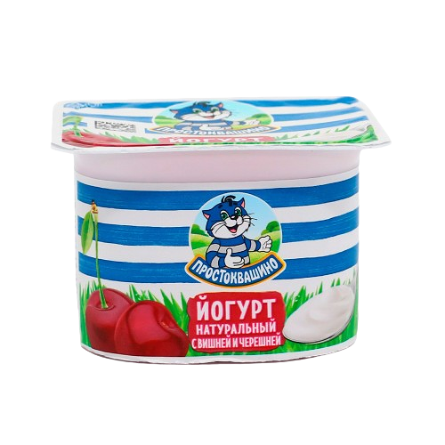 Йогурт с вишней и черешней Простоквашино 2,9% 110г