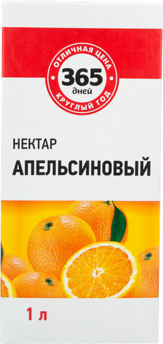

Нектар 365 Дней апельсин, 1 л