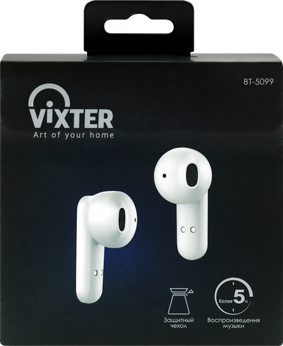 Наушники беспроводные VIXTER BT-5099, белые